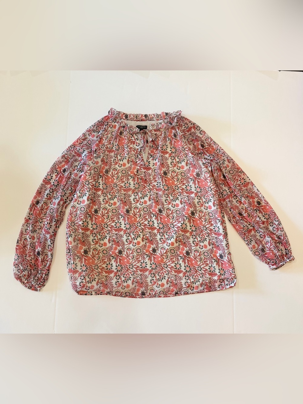 Talbots Petite Floral Peasant Blouse – SP